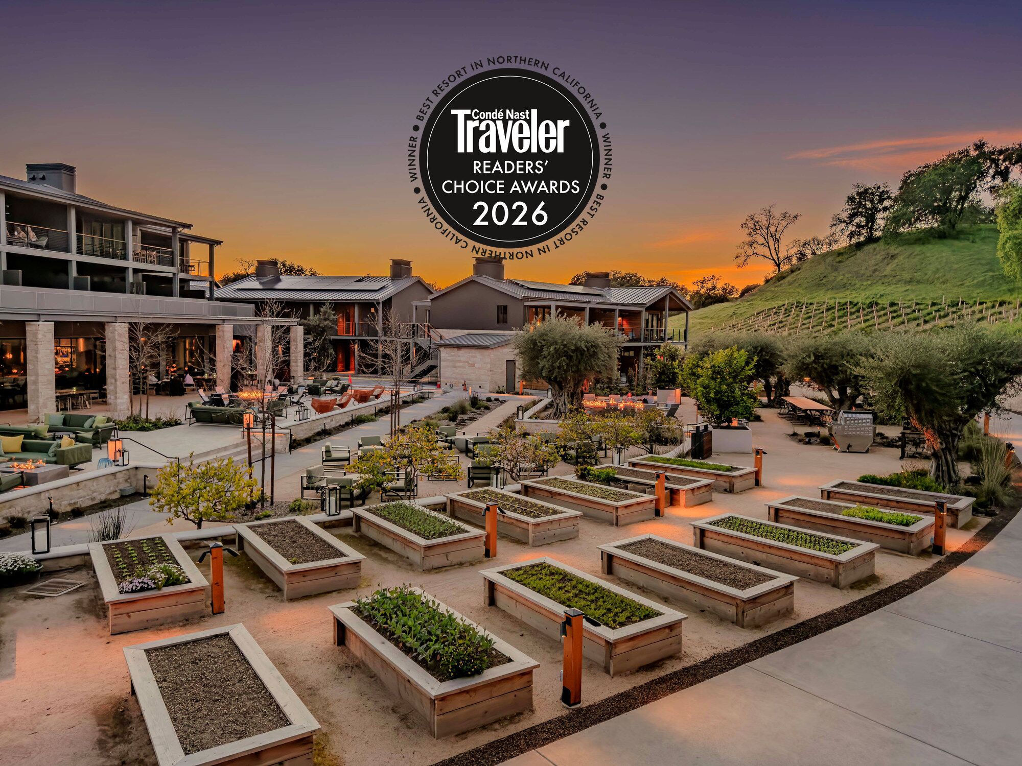 conde nast traveler best resorts in the world appellation healdsburg