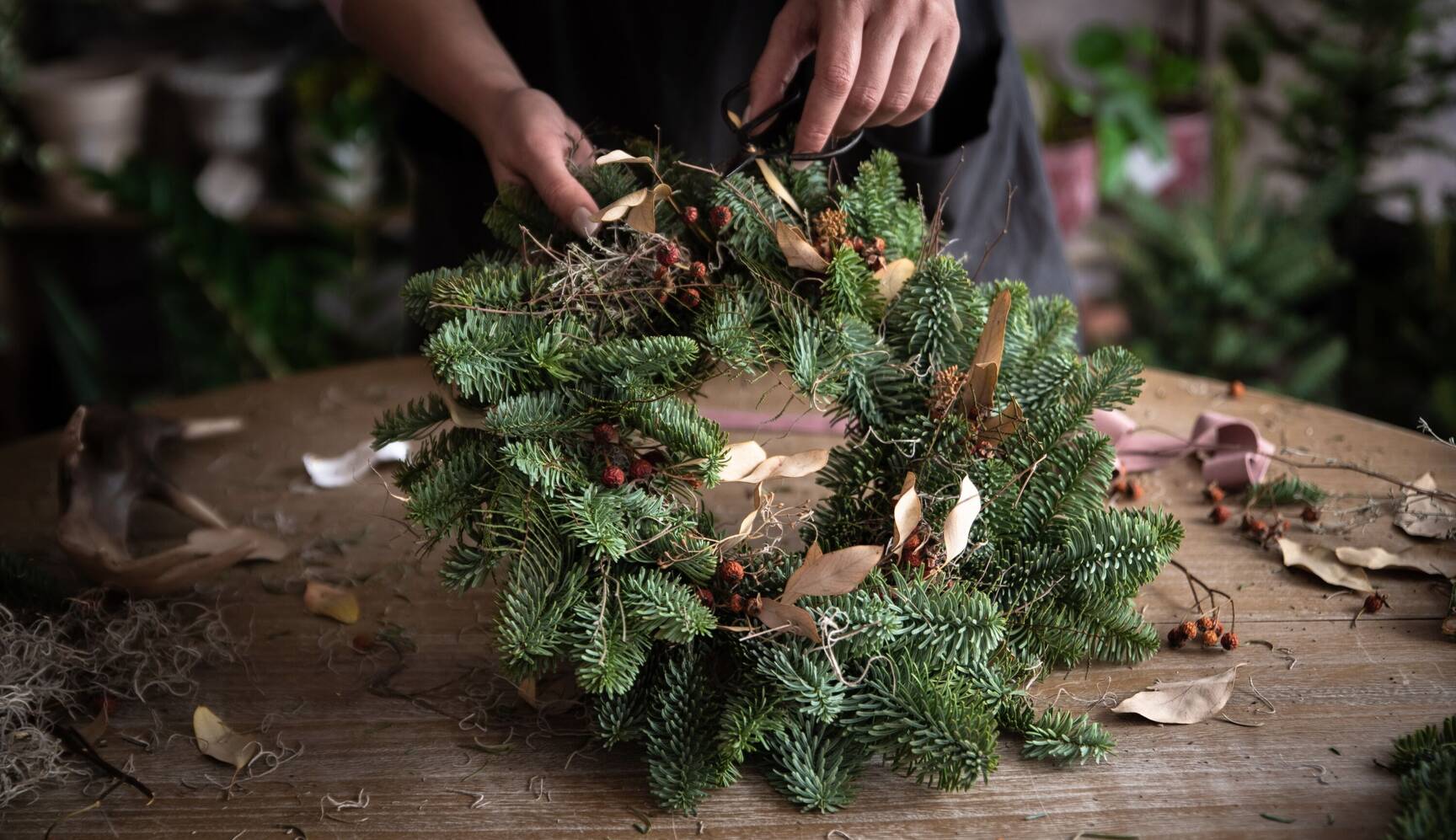Holiday Wreath Making