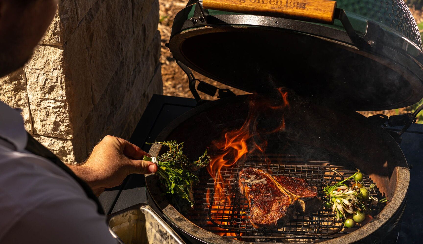 Big Green Egg in Healdsburg 