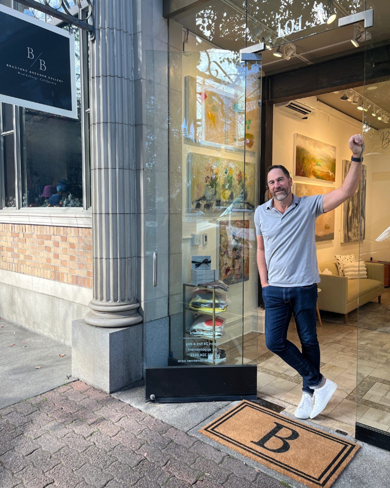 Healdsburg artist Bradford Brenner
