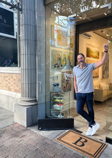 Healdsburg artist Bradford Brenner