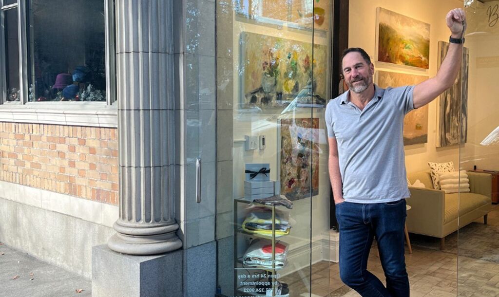 Healdsburg artist Bradford Brenner