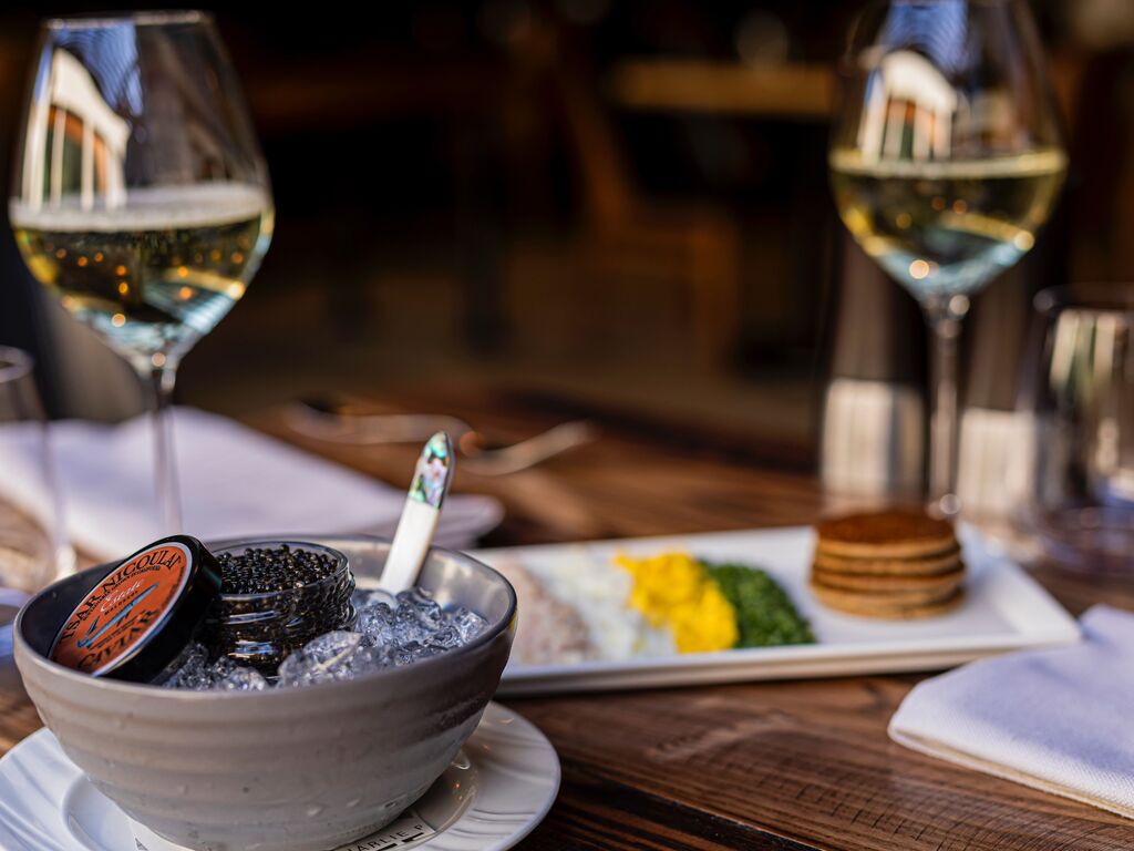 bubble caviar tasting healdsburg