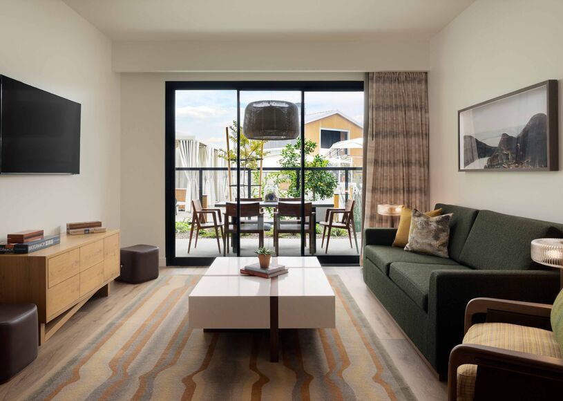 One Bedroom Suite with Vaulted Ceilings