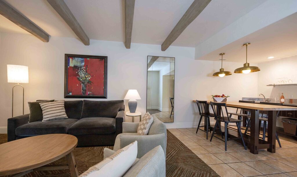 Two-bedroom suite kitchen at Appellation Lodi - Wine & Roses Resort and Spa